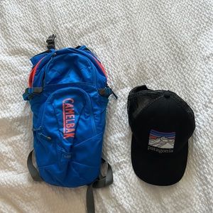 Camelbak Magic Hydration Backpack Blue and Orange